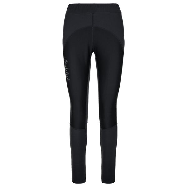 Damskie legginsy do narciarstwa biegowego Kilpi KARANG-W. Czarne legginsy Kilpi, bez wzorów, z materiału, z podwyższonym stanem, długie. Za 215,49 zł.