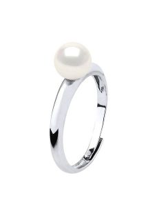 Pearl Addict Srebrny pierścionek z perłą rozmiar: onesize. Białe pierścionki Pearl Addict, z perłą, srebrne. Za 219,60 zł.