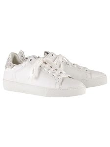 Högl Skórzane sneakersy "Glammy" w kolorze białym rozmiar: 41. Białe trampki HÖGL, bez wzorów, bez zapięcia. Za 355,78 zł.