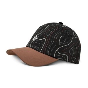 Techniczna czapka trekkingowa z kieszonkami Siroko Whitney 5 panel Black. Czarne czapki SIROKO, bez wzorów, z materiału. Za 129,00 zł.