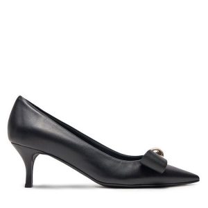 Czółenka Furla. Czarne czółenka Furla, bez wzorów, bez obcasa, bez zapięcia. Za 719,99 zł.