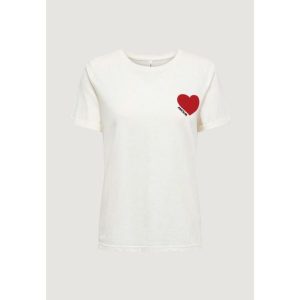 Koszulka crop top Kobieta ONLY Onlvica S/S Fold Up Velvet Top Box Ccjrs. Białe topy ONLY, s, bez wzorów, z bawełny, bez kołnierzyka, bez ramiączek. Za 132,80 zł.