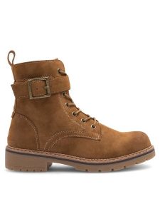 Jenny Fairy Trzewiki ANNCHEN WS6207-03 Brązowy. Brązowe botki Jenny Fairy, bez wzorów, z syntetyku, bez obcasa, na płaskiej podeszwie, bez zapięcia. Za 139,99 zł.