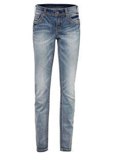 Heine Dżinsy - Slim fit - w kolorze błękitnym rozmiar: 50. Niebieskie jeansy Heine, bez wzorów. Za 179,95 zł.