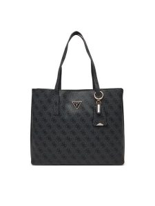Guess Torebka Meridian II HWSG69 74230 Szary. Szare torebki klasyczne Guess, z aplikacjami, ze skóry, bez dodatków. Za 479,99 zł.