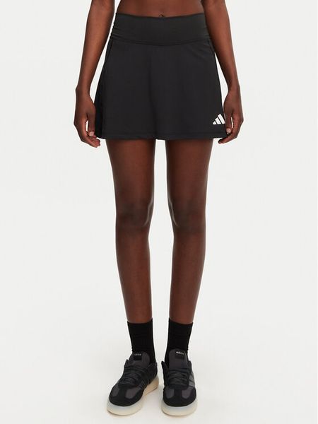 Adidas Spódnico-szorty Optime JG6172 Czarny Slim Fit. Czarne spodenki sportowe ADIDAS, xs, bez wzorów, z syntetyku, na fitness i siłownię. Za 199,99 zł.