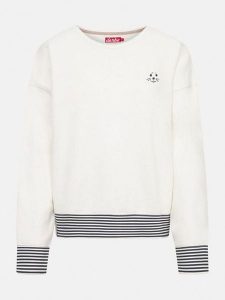 Derbe Bluza w kolorze kremowo-czarnym rozmiar: L. Brązowe bluzy Derbe, l, bez wzorów, z bawełny, bez kaptura. Za 183,15 zł.