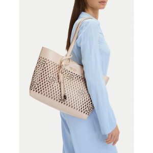 Torebka Nine West. Brązowe shopper bag Nine West, bez wzorów, bez dodatków. Za 269,99 zł.