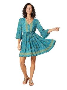 Ipanima Sukienka w kolorze niebiesko-pomarańczowym rozmiar: 34/36. Niebieskie sukienki Ipanima, bez wzorów, bez kołnierzyka, bez ramiączek, mini. Za 65,69 zł.