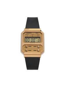 Casio Zegarek A100WEFG-9AEF Złoty. Żółte, cyfrowe zegarki Casio. Za 249,99 zł.