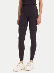 Guess Legginsy V5YB09 Z3OA0 Czarny Slim Fit. Czarne legginsy Guess, z aplikacjami, z syntetyku. Za 149,99 zł.