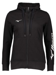 Mizuno Bluza "Terry" w kolorze czarnym rozmiar: S. Czarne bluzy Mizuno, s, bez wzorów, bez kaptura. Za 97,28 zł.