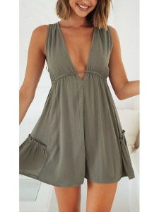 LA Angels Sukienka w kolorze khaki rozmiar: XL. Brązowe sukienki LA Angels, na co dzień, xl, bez wzorów, bez kołnierzyka, bez ramiączek, mini, proste. Za 149,45 zł.