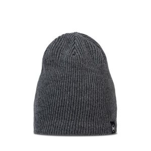 Czapka BUFF KNITTED & FULL FLEECE BEANIE RENVI. Szare czapki Buff, bez wzorów, sportowe. W wyprzedaży za 104,93 zł.