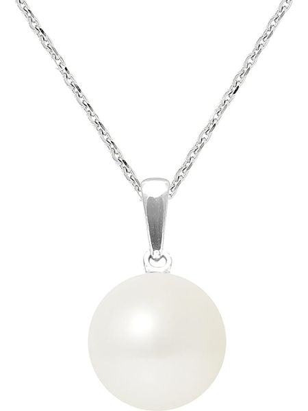 Pearl Addict Srebrny naszyjnik "Solo" z perłą w kolorze białym - dł. 42 cm rozmiar: onesize. Białe naszyjniki Pearl Addict, z perłą, srebrne. Za 208,99 zł.