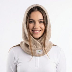 Balaclava Komin jeździecki GALOP WEAR wełna merino z bawełną. Brązowe szaliki GALOP WEAR, bez wzorów, z bawełny. Za 229,00 zł.
