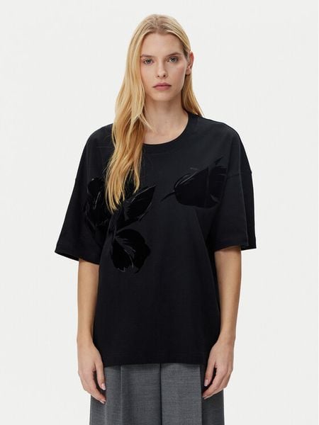 BOSS T-Shirt 50532093 Czarny Relaxed Fit. Czarne t-shirty Boss, s, bez wzorów, z bawełny, bez kołnierzyka, bez ramiączek. Za 239,99 zł.