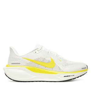 Buty do biegania Nike. Białe buty sportowe Nike, bez wzorów, bez zapięcia, do biegania. Za 476,99 zł.