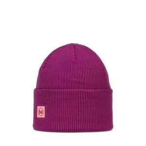 Czapka BUFF CROSSKNIT BEANIE SOLID ORCHID. Czerwone czapki Buff, bez wzorów, z dzianiny, sportowe. Za 122,57 zł.