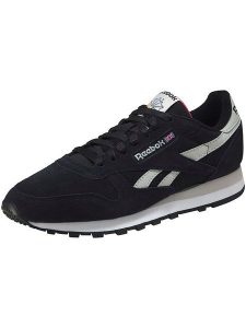 Reebok Skórzane sneakersy "Classic" w kolorze czarnym rozmiar: 37,5. Czarne trampki Reebok, bez wzorów, bez zapięcia. Za 248,45 zł.