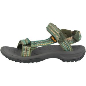Buty do chodzenia damskie Teva Terra FI Lite. Zielone buty trekkingowe Teva, z materiału, bez zapięcia. Za 654,00 zł.