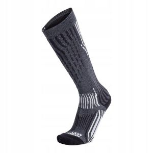 Skarpety narciarskie damskie Uyn Ski Cashmere. Szare skarpetki UYN, bez wzorów. Za 299,99 zł.