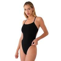 Turbo Sirene Comfort Swimsuit – Czarny – Rozmiar 44. Czarne kombinezony TURBO, bez wzorów, z materiału, klasyczne, bez kołnierzyka, bez ramiączek. Za 196,66 zł.