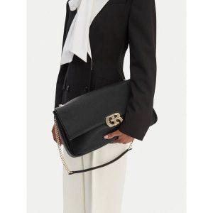 Torebka GINO ROSSI. Czarne torebki klasyczne Gino Rossi, bez wzorów, bez dodatków. Za 329,99 zł.