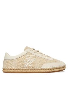 Tommy Hilfiger Espadryle Th Heritage Rope Sneaker FW0FW09108 Écru. Espadryle TOMMY HILFIGER, bez wzorów, z materiału, bez obcasa. Za 409,99 zł.
