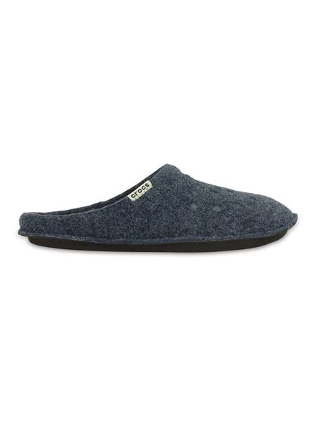 Crocs Kapcie "Classic Slipper" w kolorze granatowym rozmiar: 33/34. Niebieskie kapcie Crocs, bez wzorów, z materiału. Za 83,03 zł.