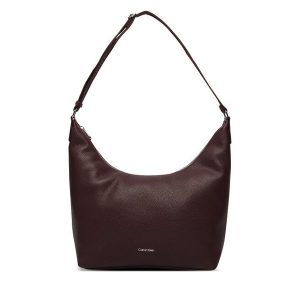 Torebka Calvin Klein. Czerwone torebki klasyczne Calvin Klein, bez wzorów, bez dodatków. Za 569,99 zł.