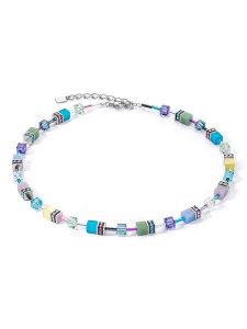 COEUR DE LION Naszyjnik z kryształami Swarovski - dł. 42 cm rozmiar: onesize. Szare naszyjniki COEUR DE LION, z kryształem, srebrne. Za 409,00 zł.