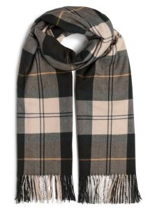 Barbour Szalik Kobiety Sztuczne włókno beżowy, 48. Brązowe szaliki Barbour, bez wzorów, z włókna. Za 299,95 zł.