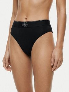 Calvin Klein Underwear Stringi LV00QF8813 Czarny. Czarne stringi Calvin Klein Underwear, bez wzorów, z syntetyku. Za 89,99 zł.