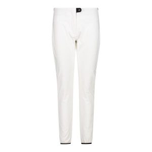 Damskie wąskie spodnie narciarskie softshell CMP. Białe spodnie sportowe CMP, na zimę, l, bez wzorów, z softshellu, narciarskie. W wyprzedaży za 367,45 zł.