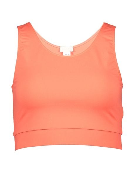 Hanro Top w kolorze pomarańczowym rozmiar: M. Pomarańczowe topy Hanro, m, bez wzorów, bez kołnierzyka, bez ramiączek. Za 157,45 zł.