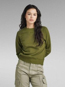 G-Star Bluza w kolorze khaki rozmiar: L. Brązowe bluzy G-Star, l, bez wzorów, bez kaptura. Za 245,96 zł.
