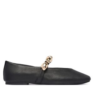 Baleriny Steve Madden. Czarne balerinki Steve Madden, bez wzorów, bez obcasa, bez zapięcia. Za 420,99 zł.