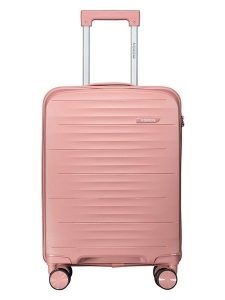 Geographical Norway Walizka "Sillo" w kolorze jasnoróżowym rozmiar: onesize. Różowe walizki Geographical Norway, bez wzorów, z materiału. Za 176,08 zł.