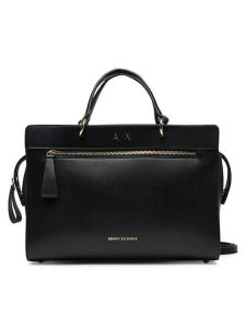 Armani Exchange Torebka XW001553 AF17117 UC001 Czarny. Czarne torebki klasyczne Armani Exchange, bez wzorów, ze skóry, bez dodatków. Za 499,99 zł.