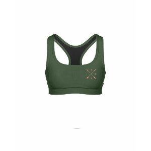 Damski neoprenowy top do wody NANI. Zielone topy HIKO, bez wzorów, z neoprenu, sportowe, bez kołnierzyka, bez ramiączek. Za 159,09 zł.