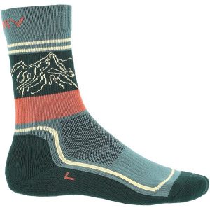 Skarpety trekkingowe damskie Viking Boosocks Heavy Bamboo Lady. Czerwone skarpetki Viking, bez wzorów. Za 49,90 zł.