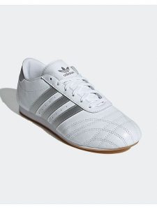 Adidas Skórzane sneakersy "Taekwondo Lace" w kolorze białym rozmiar: 41. Białe trampki ADIDAS, bez wzorów, bez zapięcia. Za 248,58 zł.