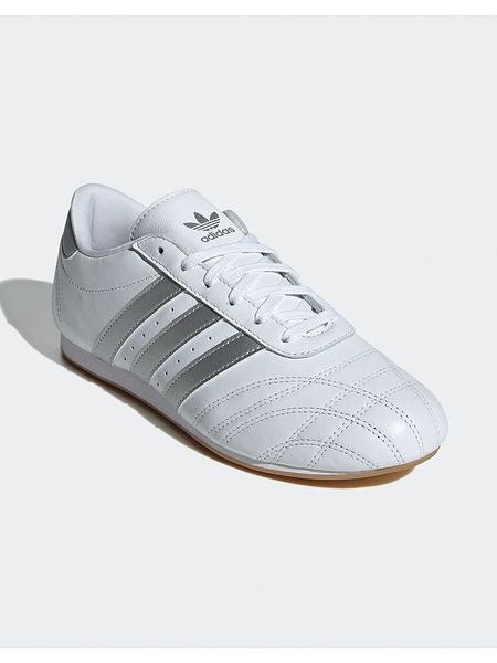 Adidas Skórzane sneakersy "Taekwondo Lace" w kolorze białym rozmiar: 41. Białe trampki ADIDAS, bez wzorów, bez zapięcia. Za 324,26 zł.
