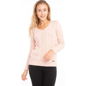 Sweter w kolorze jasnoróżowym. Czerwone swetry klasyczne marki Jimmy Sanders, z okrągłym kołnierzem. W wyprzedaży za 99,95 zł.
