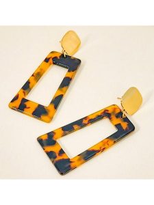 LA CHIQUITA Pozłacane kolczyki-wkrętki "Leona Steel" rozmiar: onesize. Brązowe kolczyki LA CHIQUITA, pozłacane. Za 100,52 zł.