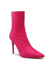 Jenny Fairy Botki LS5629-16 Różowy. Czerwone botki Jenny Fairy, bez wzorów, z materiału, bez obcasa, na szpilce, bez zapięcia. Za 139,99 zł.