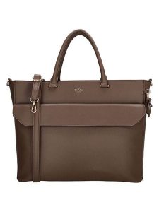 Charm Torebka w kolorze brązowym - 47 x 32 x 13,5 cm rozmiar: onesize. Brązowe torebki klasyczne Charm, bez wzorów, z materiału, przez ramię, bez dodatków. Za 173,99 zł.