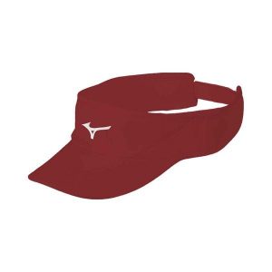 Czapka przeciwsłoneczna Mizuno Drylite czerwona. Czerwone czapki Mizuno, bez wzorów, sportowe. Za 83,99 zł.