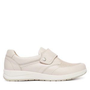 Półbuty Caprice. Brązowe półbuty Caprice, bez wzorów, bez obcasa, na płaskiej podeszwie, bez zapięcia. Za 479,99 zł.